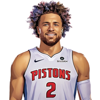 Cade Cunningham player cartoon