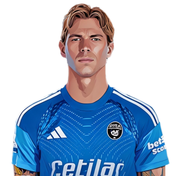 Adrian Šemper player cartoon