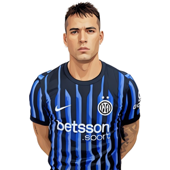 Lautaro Martínez player cartoon