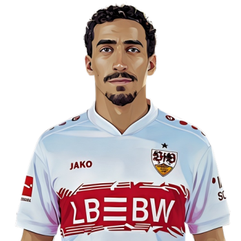 Tiago Tomás player cartoon