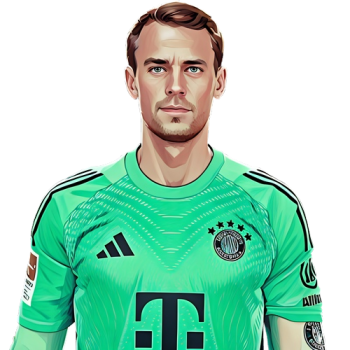 Manuel Neuer player cartoon