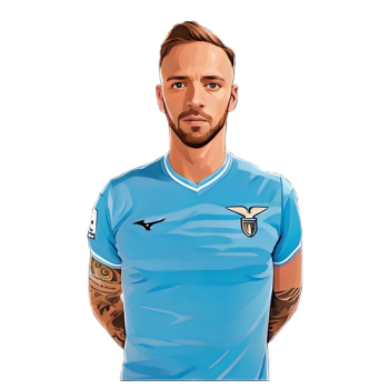 Manuel Lazzari player cartoon