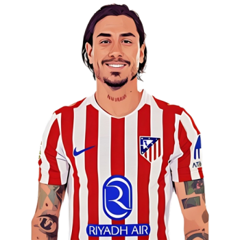 José María Giménez player cartoon