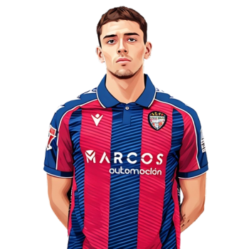 Matías Moreno player cartoon