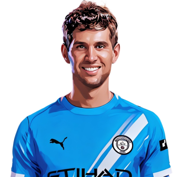 John Stones player cartoon