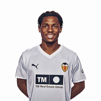 Largie Ramazani player cartoon