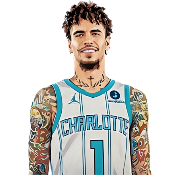 LaMelo Ball player cartoon