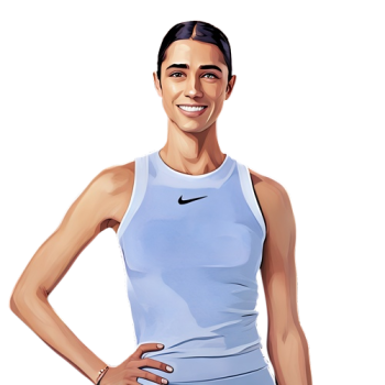 Olga Danilovic player cartoon