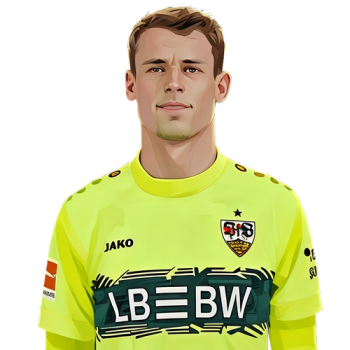 Alexander Nübel player cartoon