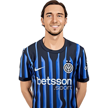 Matteo Darmian player cartoon