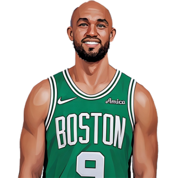 Derrick White player cartoon