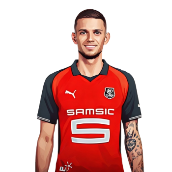 Sebastian Szymański player cartoon