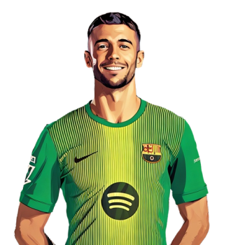 Joan García player cartoon