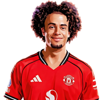 Joshua Zirkzee player cartoon