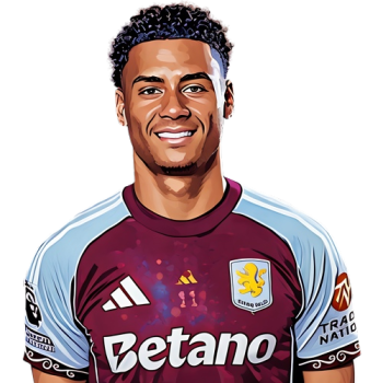 Ollie Watkins player cartoon