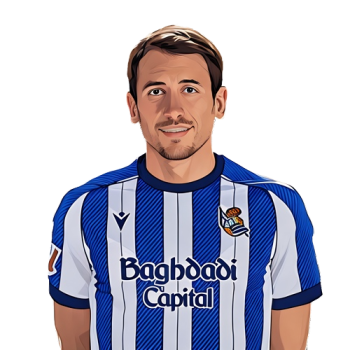 Mikel Oyarzabal player cartoon