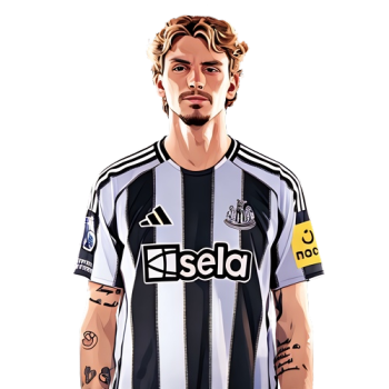 Nick Woltemade player cartoon