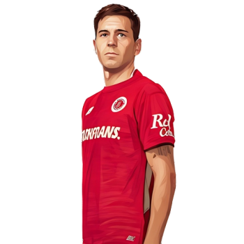 Franco Romero player cartoon