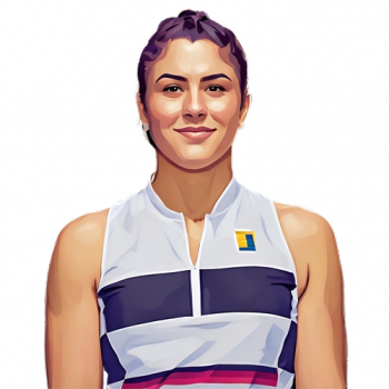 Bianca Andreescu player cartoon