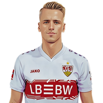 Chris Führich player cartoon