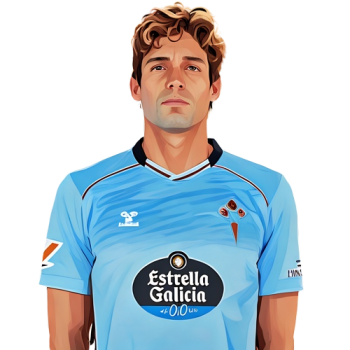 Marcos Alonso player cartoon