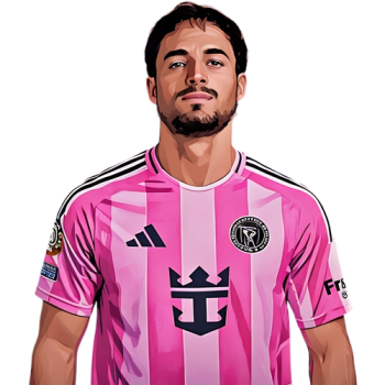 Gonzalo Luján player cartoon