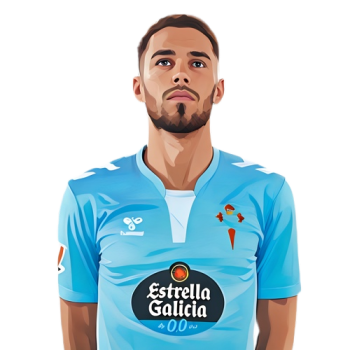 Óscar Mingueza player cartoon