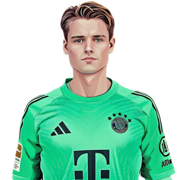 Jonas Urbig player cartoon