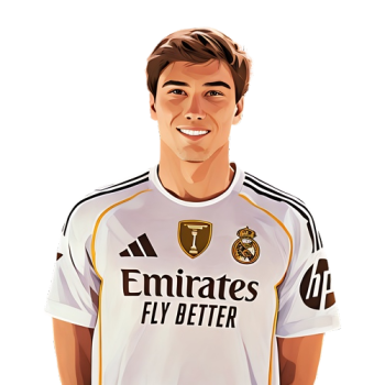 Gonzalo García player cartoon