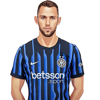 Stefan de Vrij player cartoon