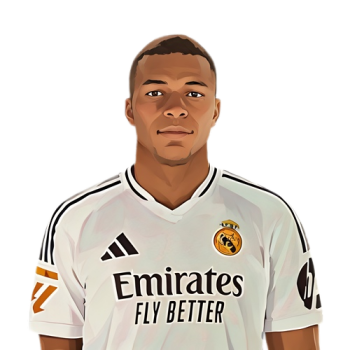 Kylian Mbappé player cartoon