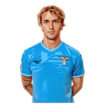 Nicolò Rovella player cartoon