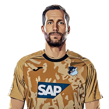 Oliver Baumann player cartoon