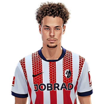 Derry Scherhant player cartoon