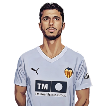 Guido Rodríguez player cartoon