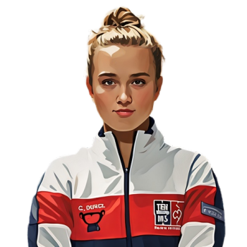 Clara Burel player cartoon