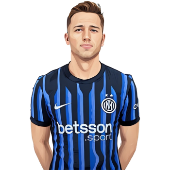 Piotr Zieliński player cartoon