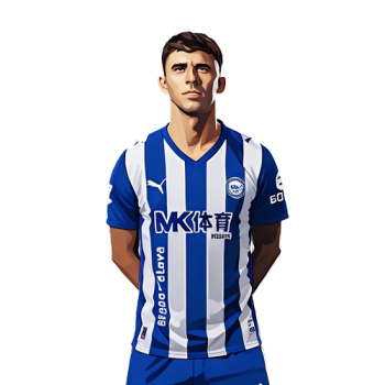 Carles Aleñá player cartoon