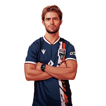 Ross Longwell Docherty player cartoon