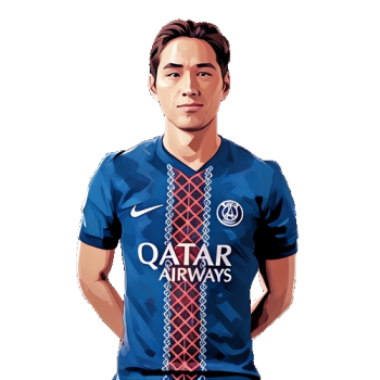 Lee Kang-in player cartoon
