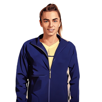 Jaqueline Cristian player cartoon