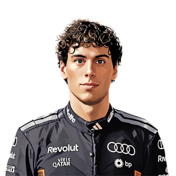 Gabriel Bortoleto player cartoon