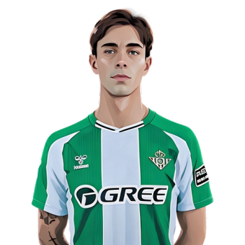 Valentín Gómez player cartoon