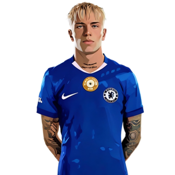 Alejandro Garnacho player cartoon