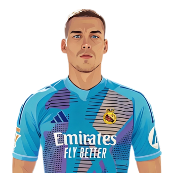 Andriy Lunin player cartoon