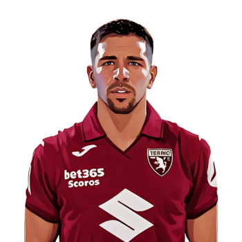 Giovanni Simeone player cartoon