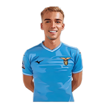 Gustav Isaksen player cartoon