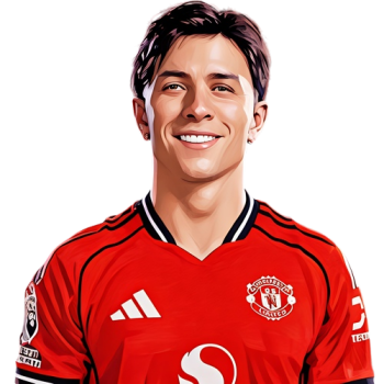 Lisandro Martínez player cartoon