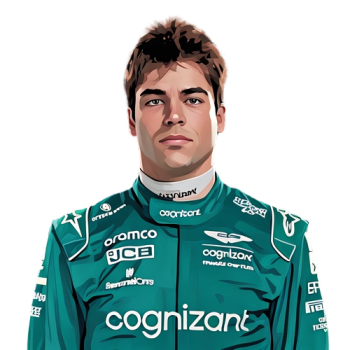 Lance Stroll player cartoon
