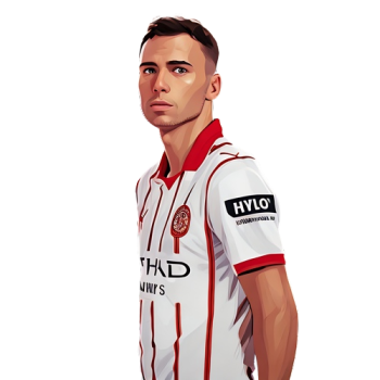 Arnau Martínez player cartoon